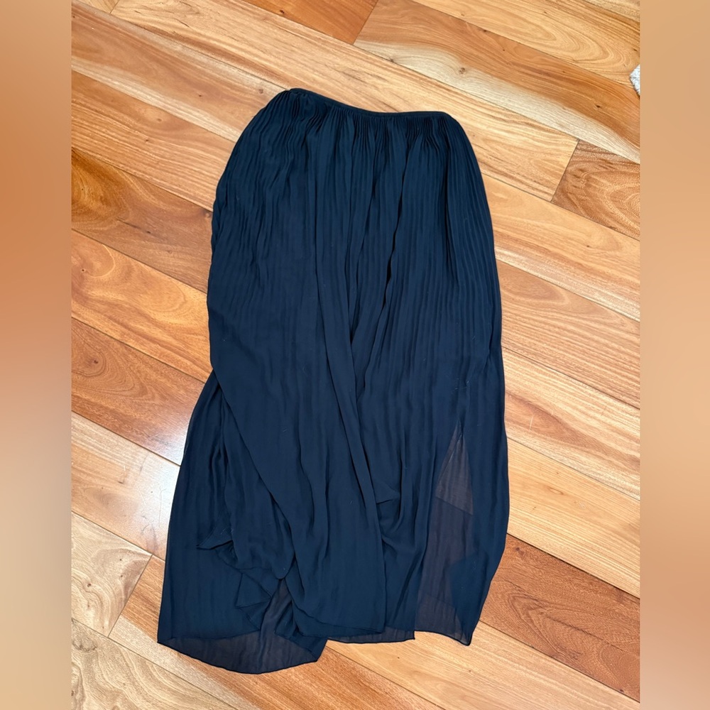 H&M Navy Maxi Skirt